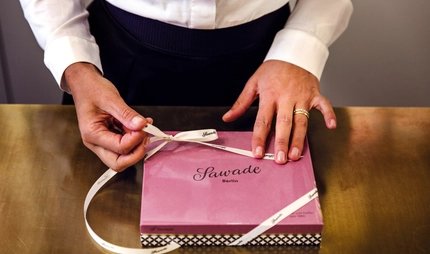 A box of pralines from Sawade Berlin