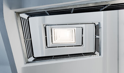 Treppenhaus im Siemens Schaltwerk-Hochhaus