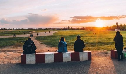 Sunset Tempelhofer Feld Sunset Tempelhofer Feld