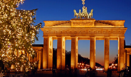 Weihnachtszeit am Brandenburger Tor 