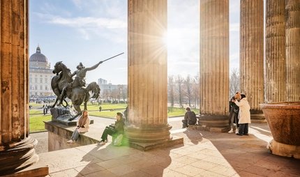 winterliche Stimmung auf der Museumsinsel