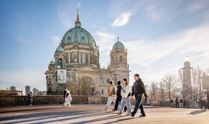 winterliche Stimmung auf der Museumsinsel