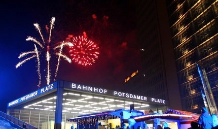 Winterwelt et Weihnachtsmarkt sur la Potsdamer Platz