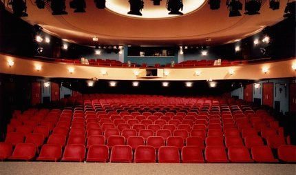 theatre hall at Wühlmäuse Berlin cabaret