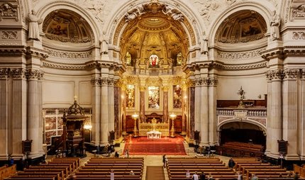 Cathédrale de Berlin Intérieur vers l'est