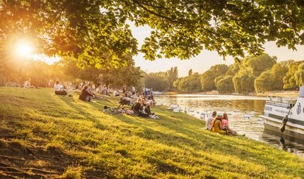 Chillen am Landwehrkanal