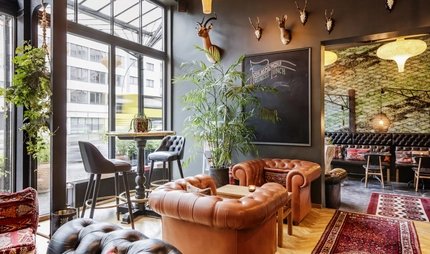 15-Minuten-Stadt-Hotel Lulu Guldsmeden Café