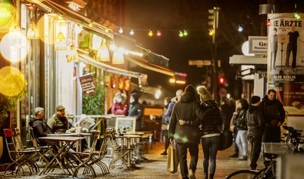 weihnachtliche Bergmannstraße