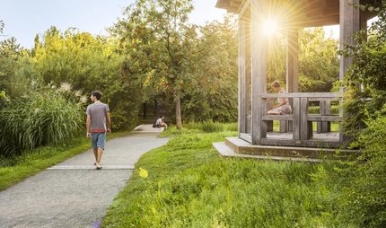 Il padiglione del Giardino Comenius di Berlino 