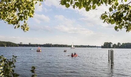 Tegeler See in Berlin