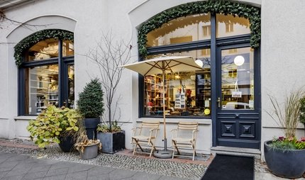 Fassade Trüffelschwein Boutique für Herrenbekleidung und Accessoires