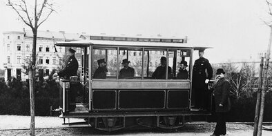 Erste elektrische Straßenbahn